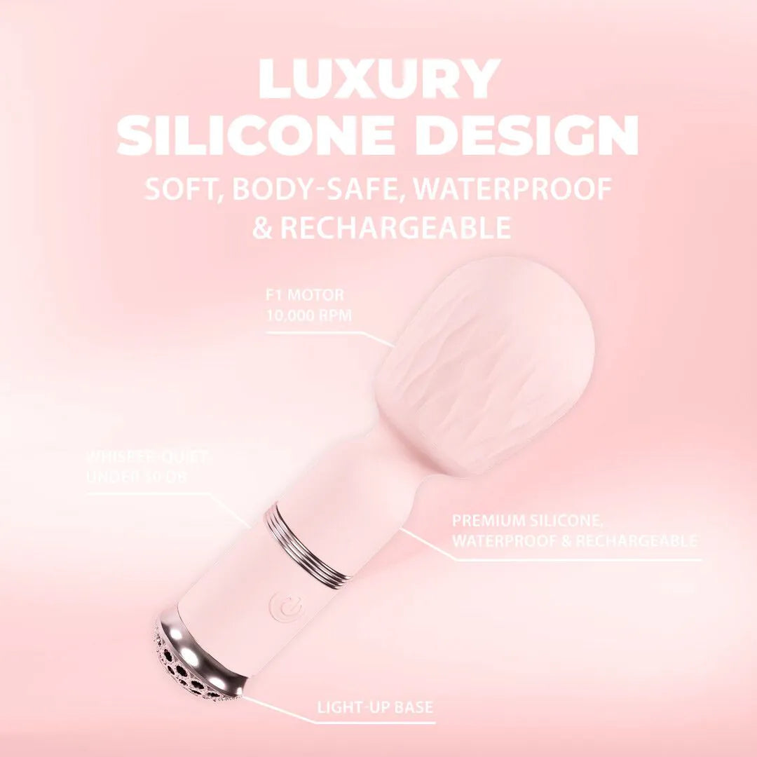 Velour Mini Wand - Pink