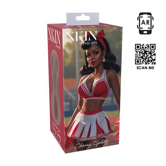 Pinup Dolls - Cheerleader Cutie Cherry Splitz - TPE Large Masturbator - Brown