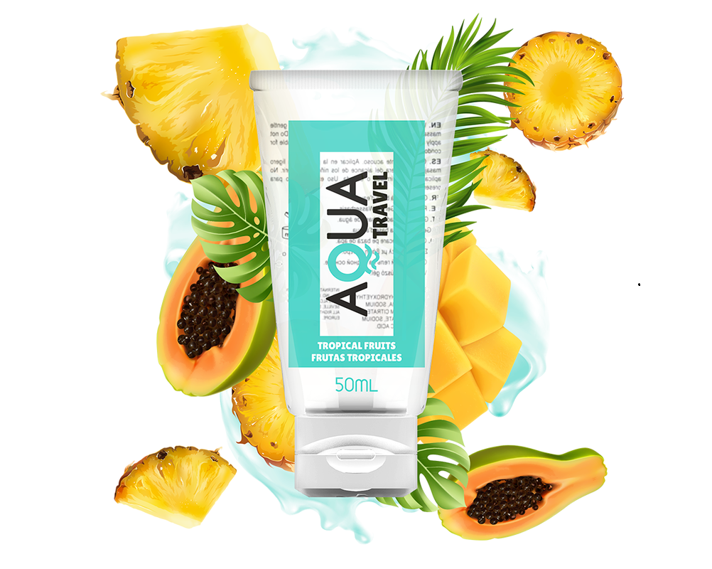 Aqua Tropical Fruits Waterbased Lubricant 50ml