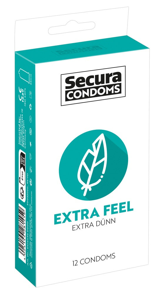 SECURA Extra Feel Condoms – 12 Pack