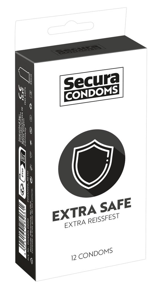 SECURA Extra Safe Condoms – 12 Pack