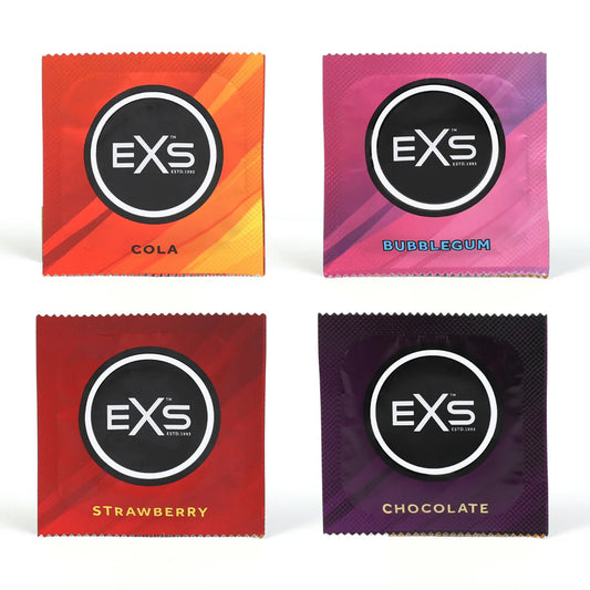 EXS Mixed Flavoured Condoms - 12 Pieces