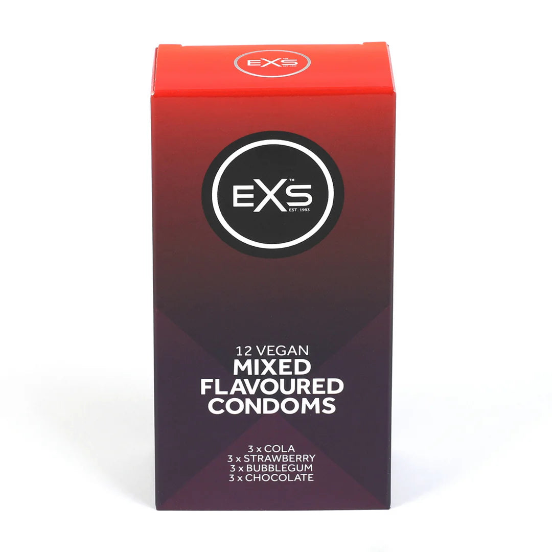 EXS Mixed Flavoured Condoms - 12 Pieces