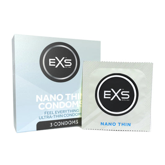 EXS Nano Thin Condoms - 3 Pieces