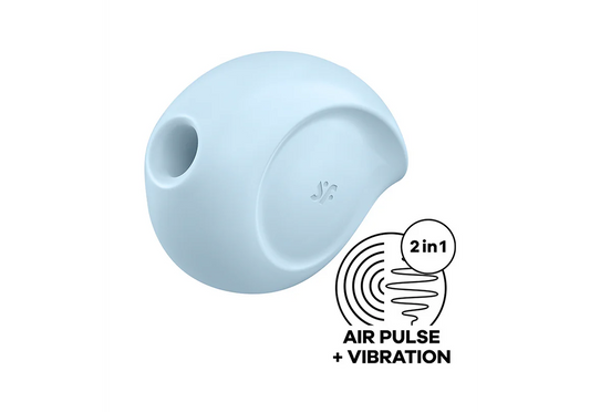 Satisfyer Sugar Rush Air Pulse Clitoral Stimulator – Blue – 11 Pressure Waves + 12 Vibrations