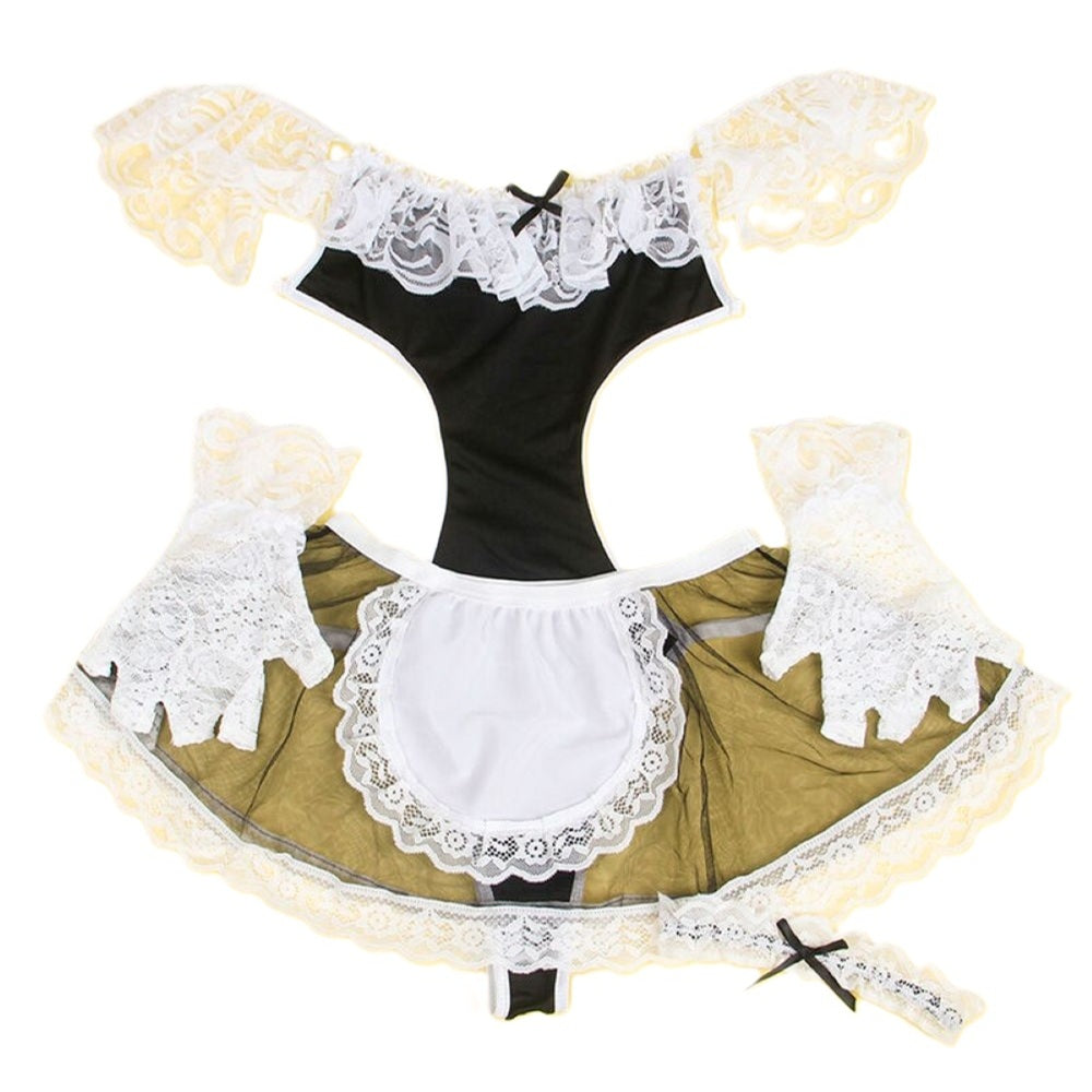 Sublime Sexy Maid Costume Black & White – S/M – Roleplay Outfit