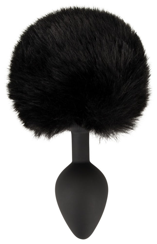 YOU2TOYS Black Bunny Tail Anal Butt Plug – Medium