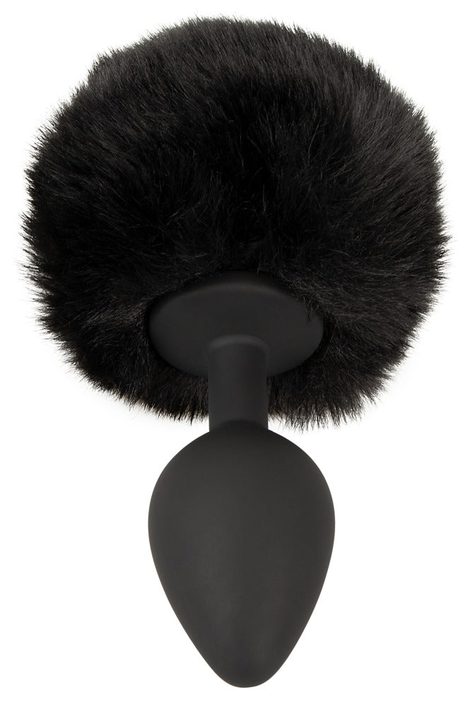 YOU2TOYS Black Bunny Tail Anal Butt Plug – Medium