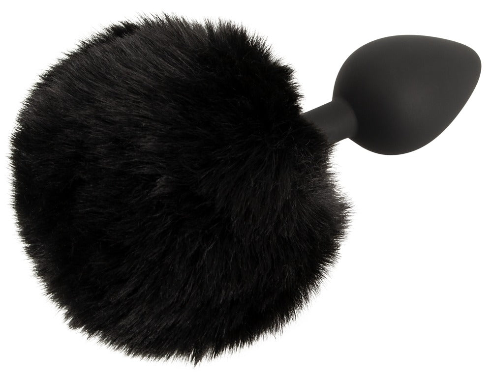 YOU2TOYS Black Bunny Tail Anal Butt Plug – Medium