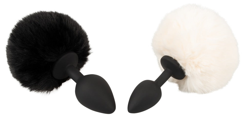 YOU2TOYS Black Bunny Tail Anal Butt Plug – Medium