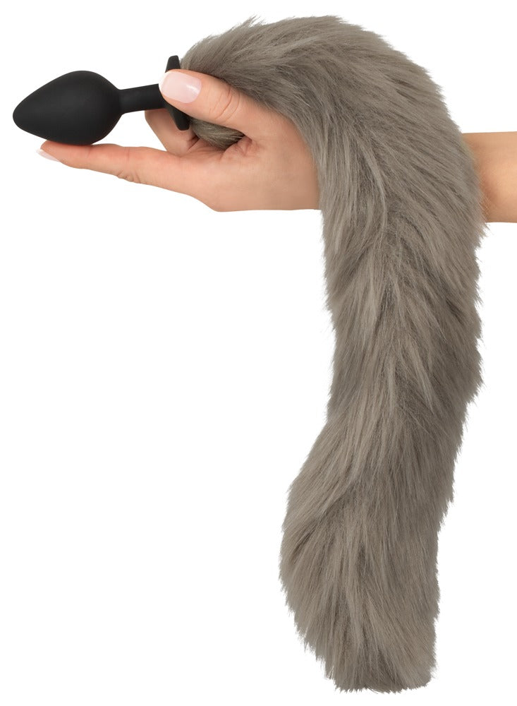 YOU2TOYS Grey Fox Tail Anal Butt Plug