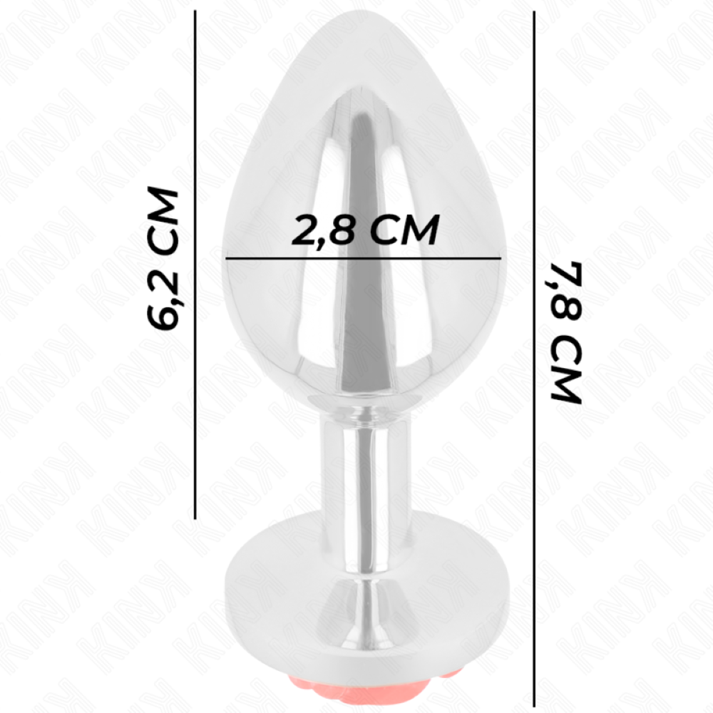 KINK Red Rose S Anal Butt Plug – Small