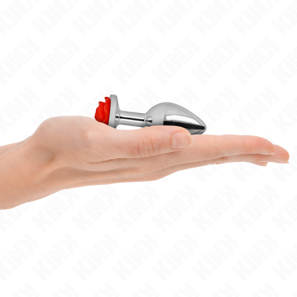 KINK Red Rose S Anal Butt Plug – Small