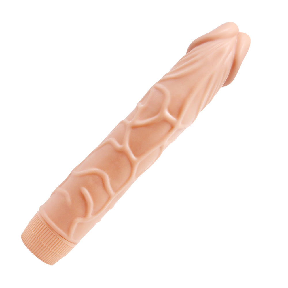 BOB Soft Skin Vibrating Dildo – 22.5cm – Ultra-Soft TPE