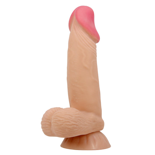 Pretty Love DUVALL Sliding Skin Realistic Dildo – 19.4cm – TPR + Free Lube