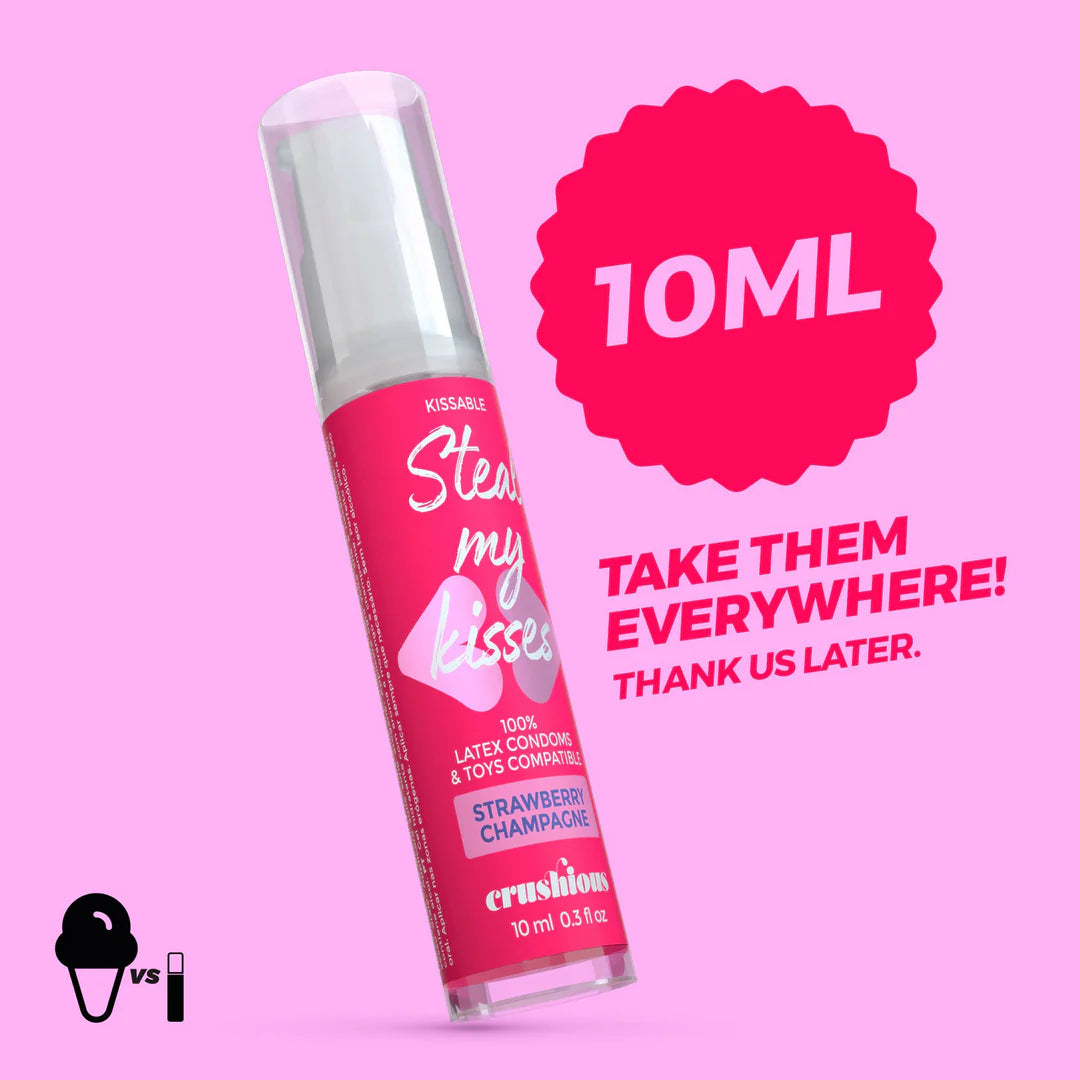 Steal My Kisses Lubricant - Strawberry Champagne
