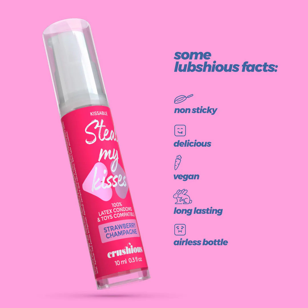 Steal My Kisses Lubricant - Strawberry Champagne