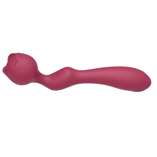 Heating Double-Ended Rose Bud Vibrator