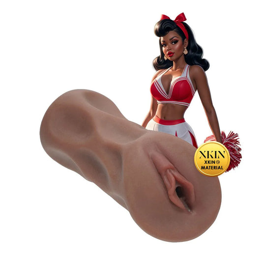 Pinup Dolls - Cheerleader Cutie Cherry Splitz - TPE Large Masturbator - Brown