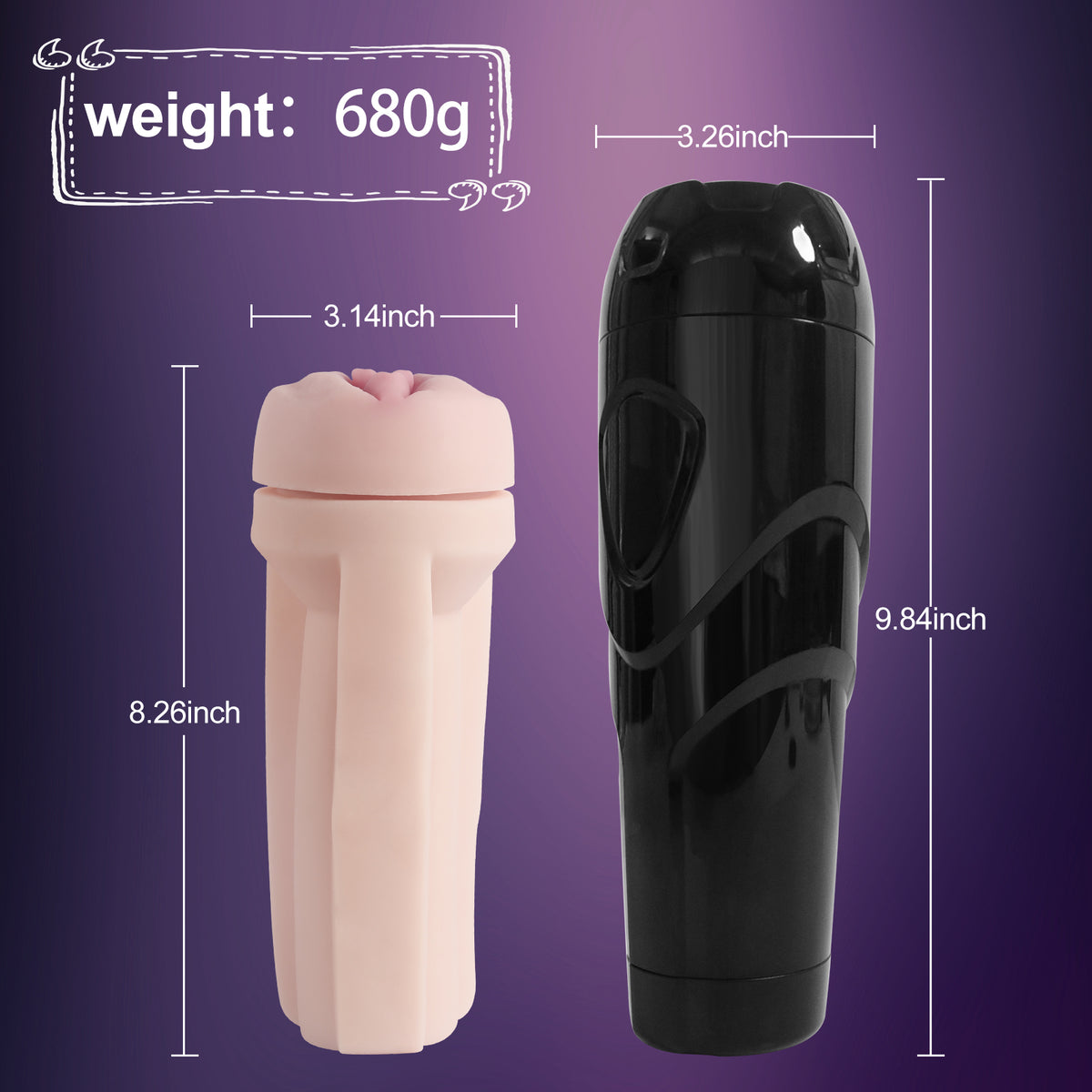 DOC Vibrating Cup Masturbator