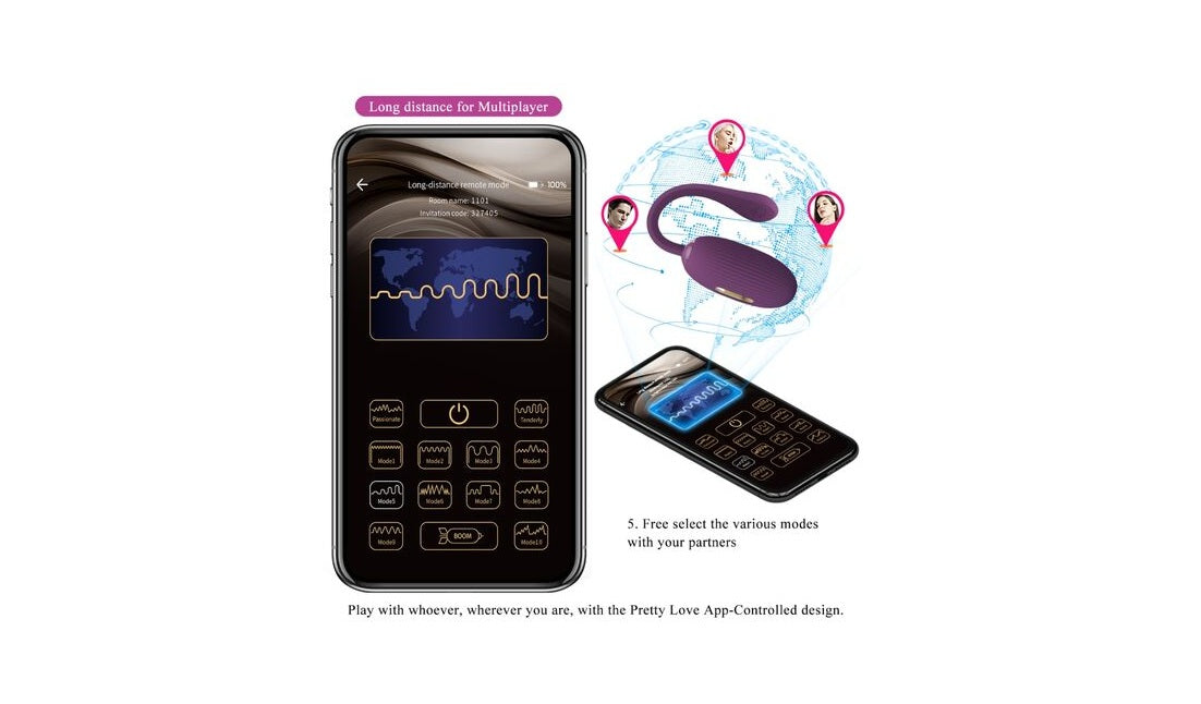DOREEN Electro Vibrating Egg App-Controlled