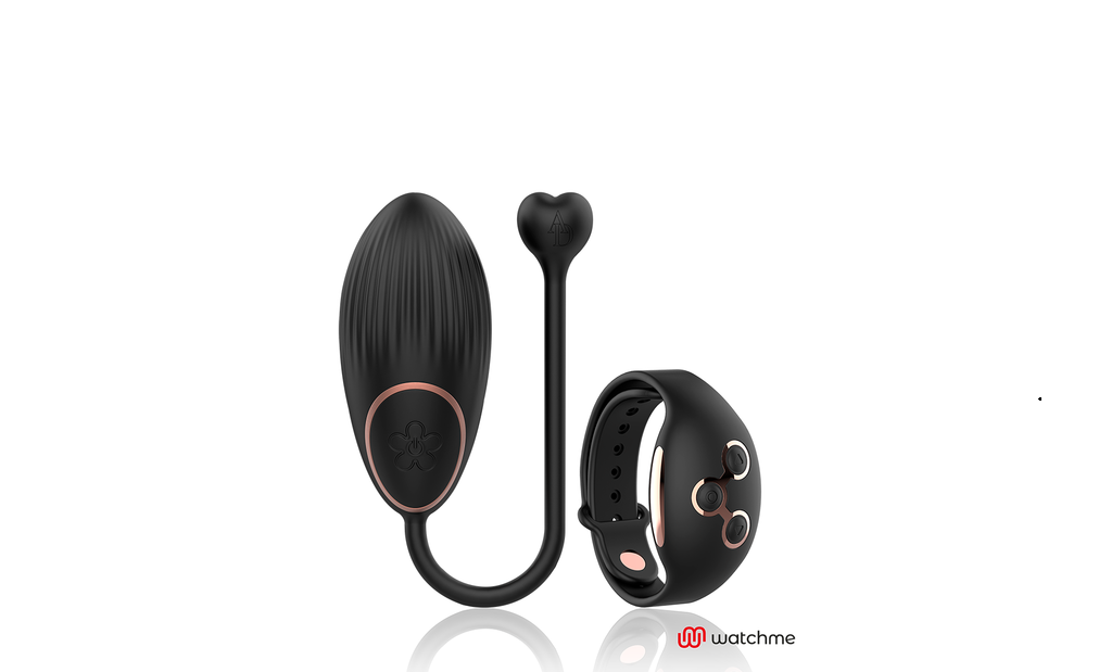 Anne's Desire Egg Vibrator with WATCHME Smartwatch Remote – Black/Gold – 7 Modes
