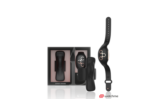 Anne's Desire Panty Vibrator with WATCHME Smartwatch Remote – Black/Gold – 7 Modes