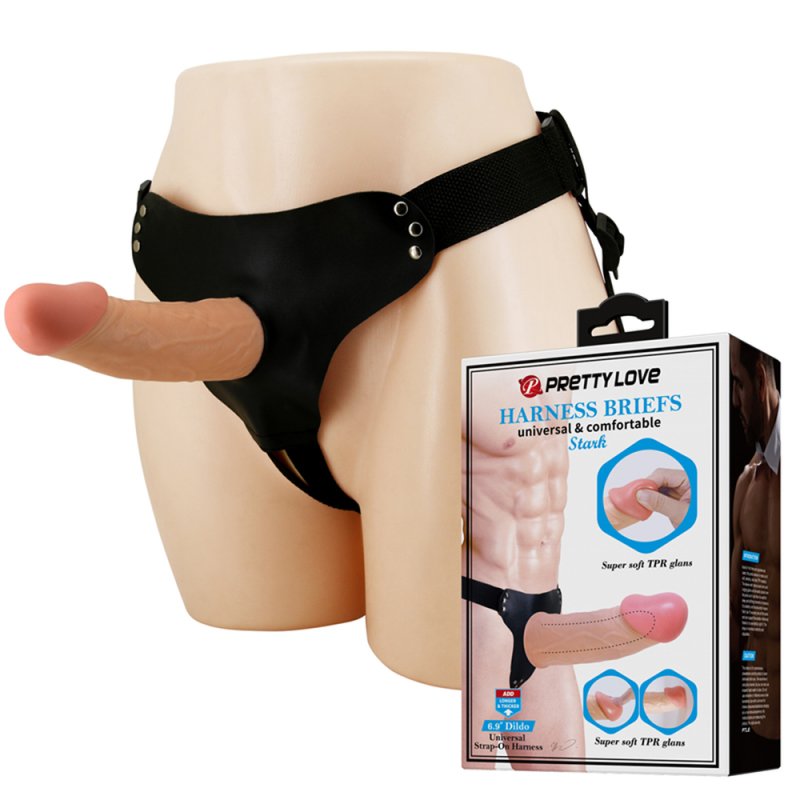 6.9" Dildo Universal Strap On Harness