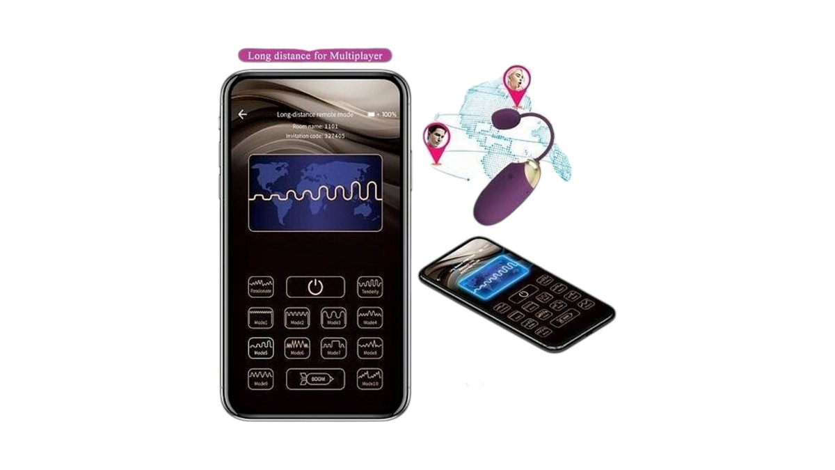 ABNER App-Controlled Vibrator – Multi-Mode